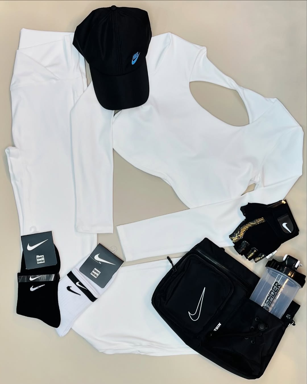 ست کراپ آستین دار لگ دمپا سایزبندی S/M/L