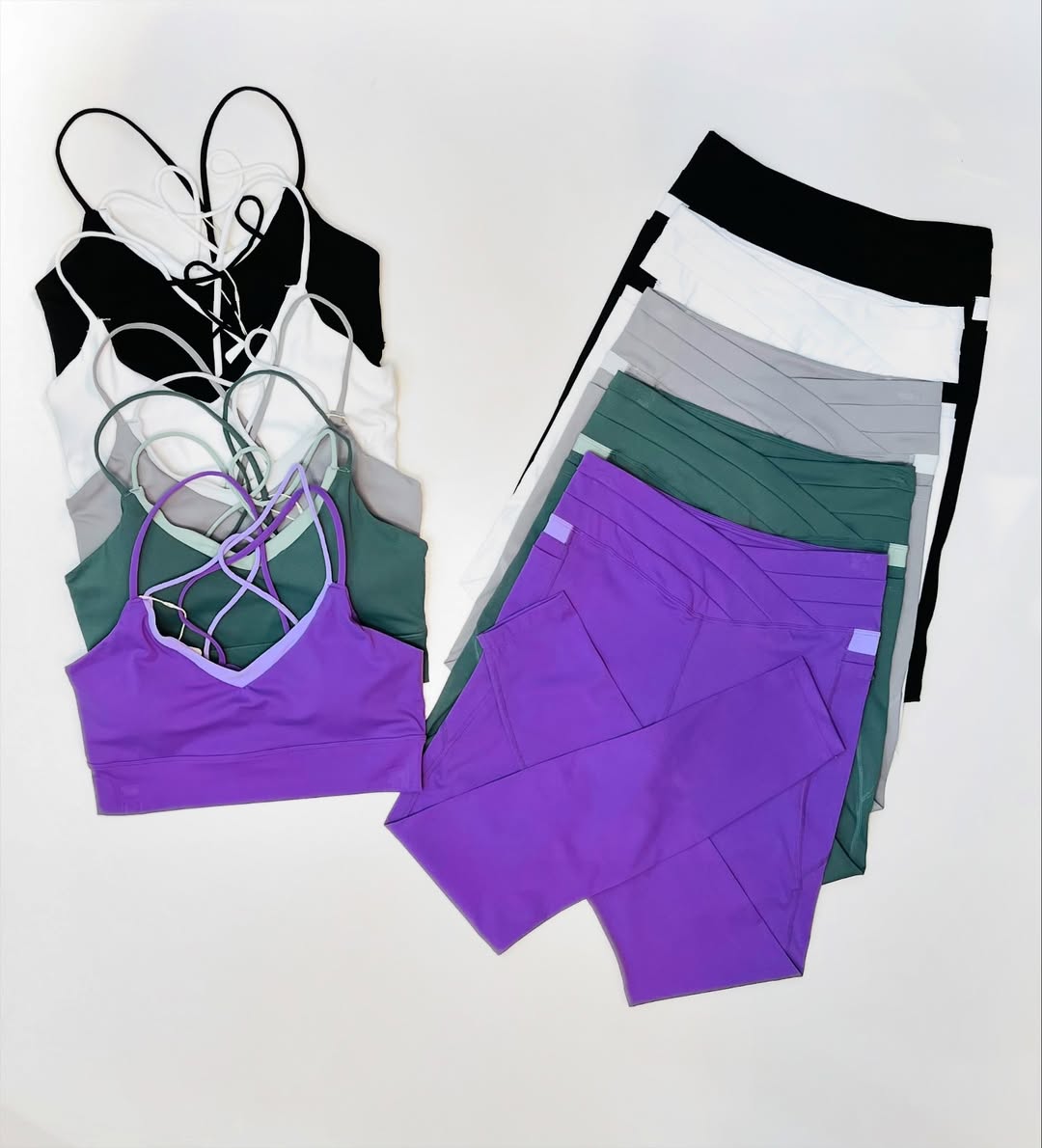 ست نیمتنه و لگ اسپاندکس وارداتی new2025 Orginal